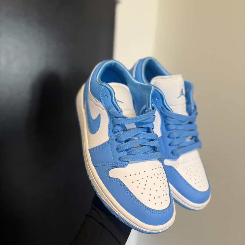 Nike Blue and White Athletic Shoes